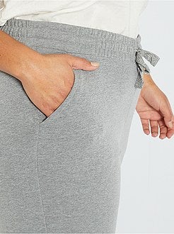 Calças de desporto em moletão - Kiabi