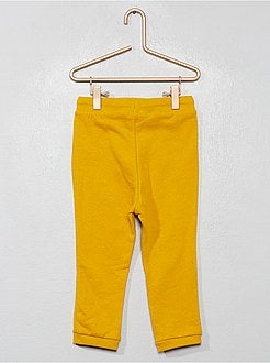 Calças de desporto em moletão liso - Kiabi