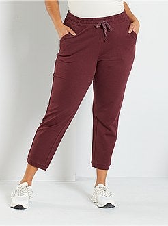 Calças de desporto em moletão - Kiabi