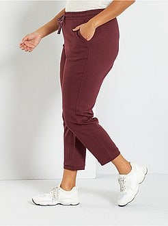 Calças de desporto em moletão - Kiabi