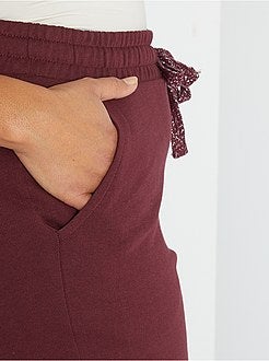 Calças de desporto em moletão - Kiabi