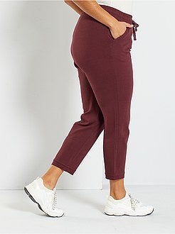 Calças de desporto em moletão - Kiabi