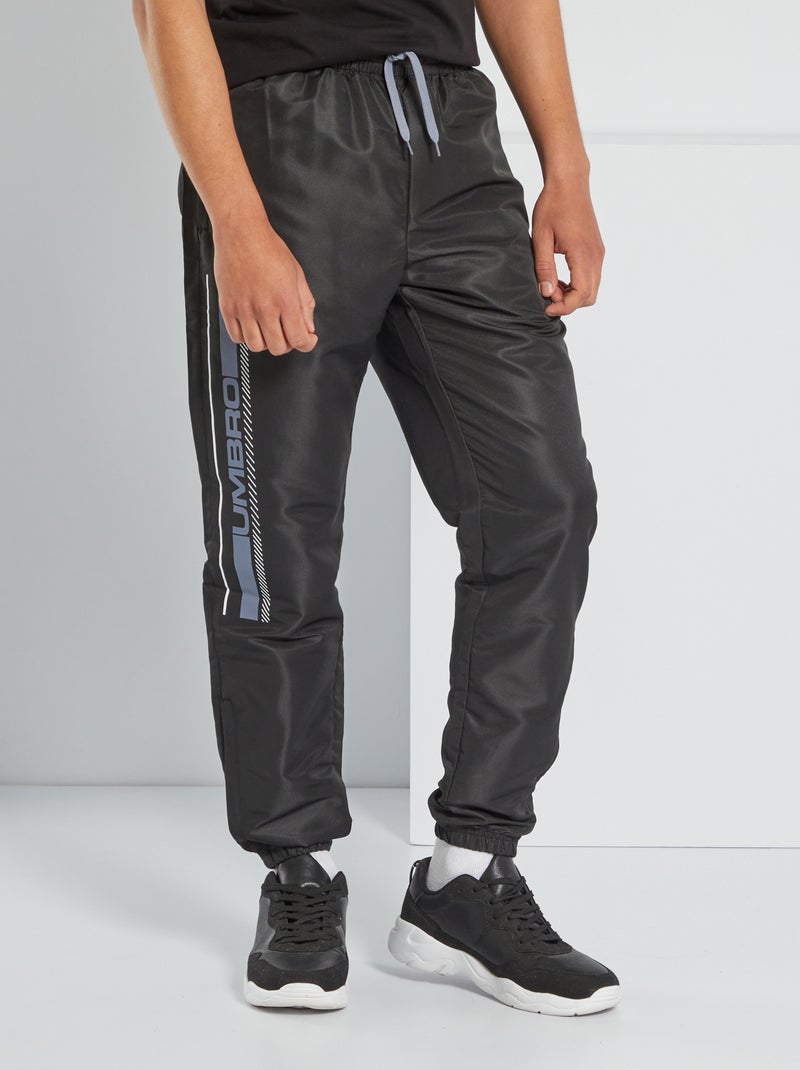 Calças de desporto  'Umbro' em microfibra PRETO - Kiabi