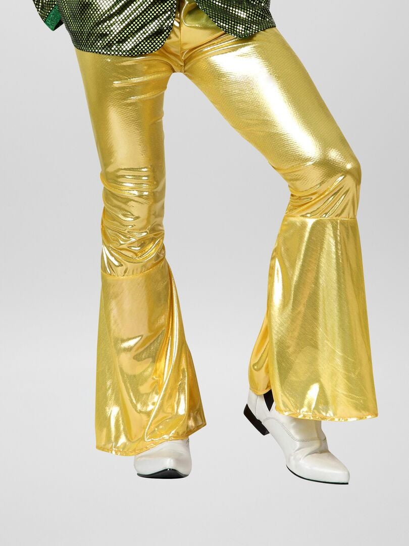 Pantalón metalizado dorado