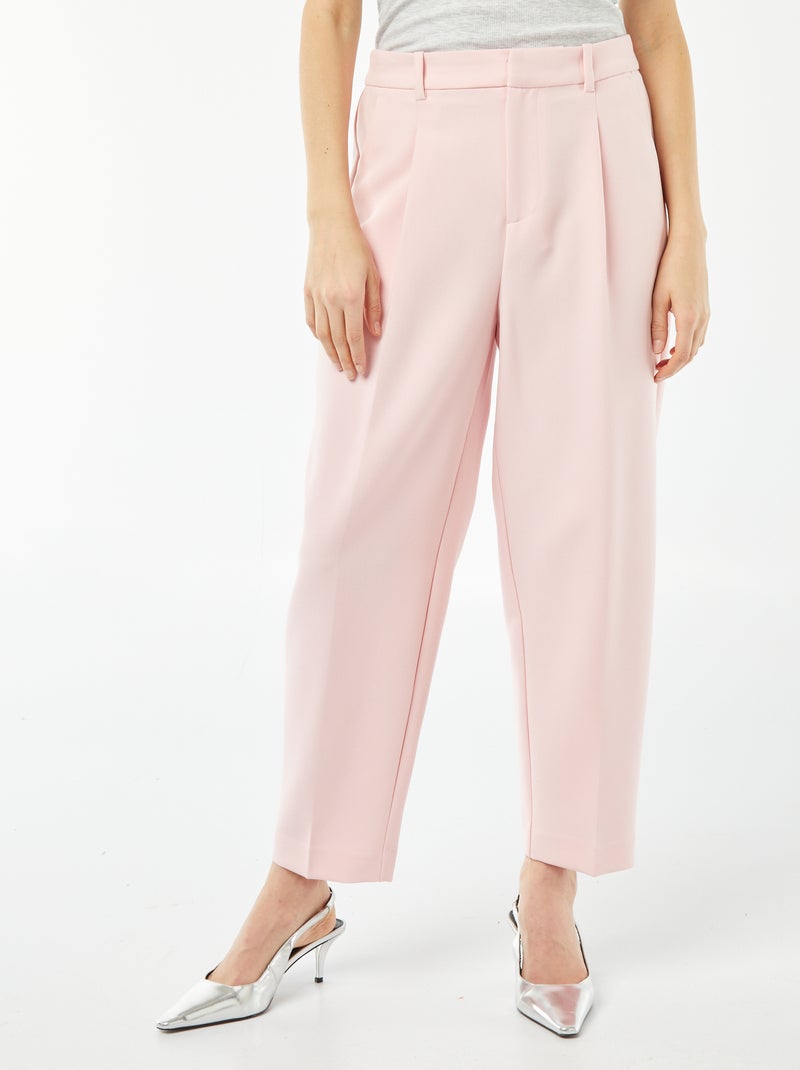 Calças de fato 7/8 ROSA - Kiabi