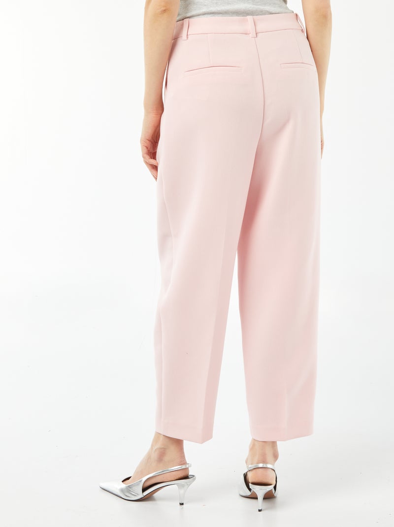 Calças de fato 7/8 ROSA - Kiabi