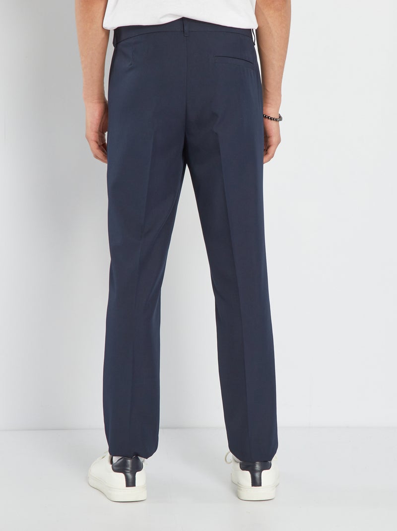 Calças de fato Azul Marinho - Kiabi