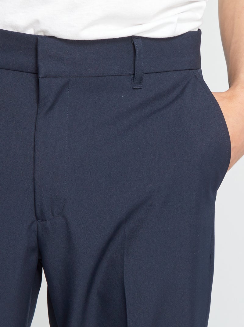 Calças de fato Azul Marinho - Kiabi