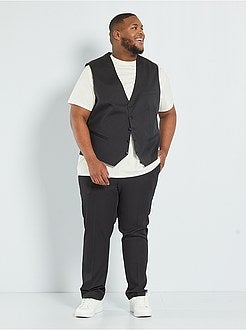 Calças de fato com corte reto - Kiabi