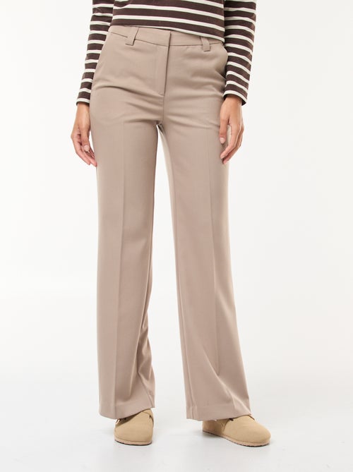 Calças de fato corte direito - Kiabi