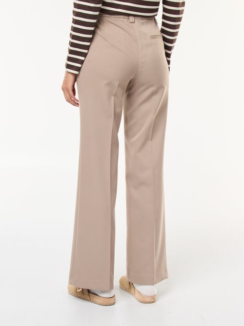 Calças de fato corte direito - Kiabi