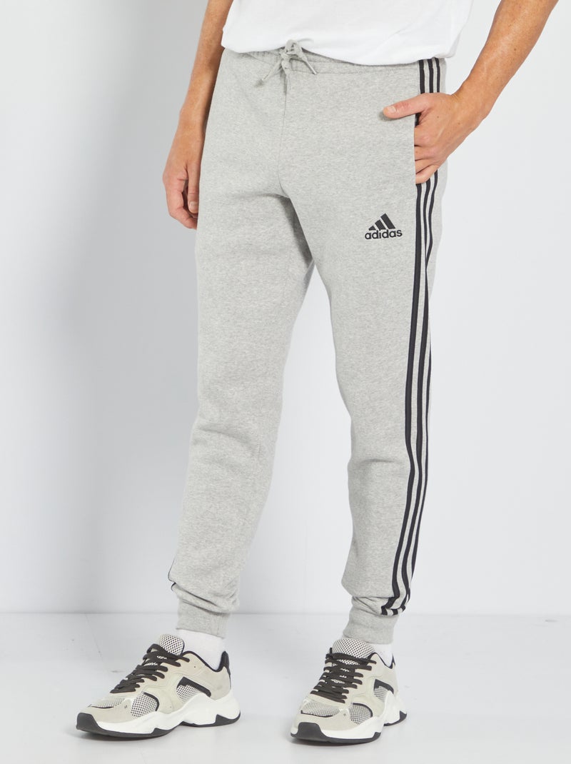 Calças de fato de treino 'Adidas' em moletão PRETO - Kiabi