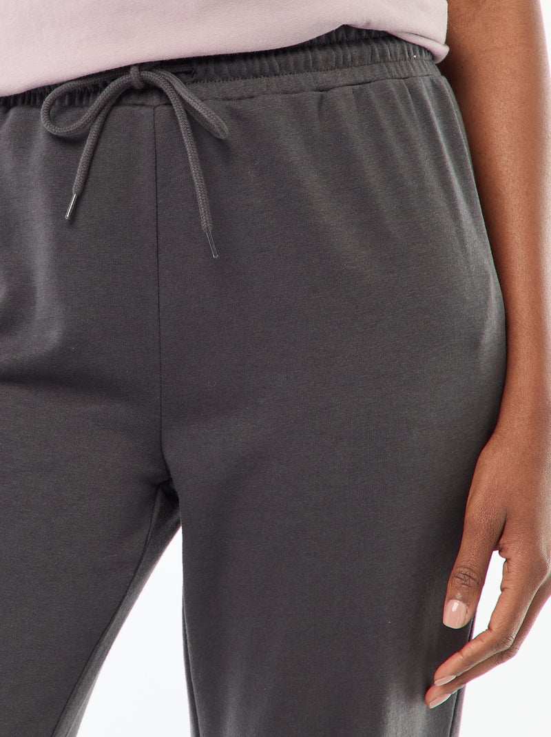 Calças de fato de treino básicas Preto - Kiabi