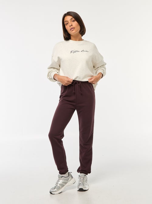 Calças de fato de treino básicas - Kiabi Calças de fato de treino básicas - Kiabi