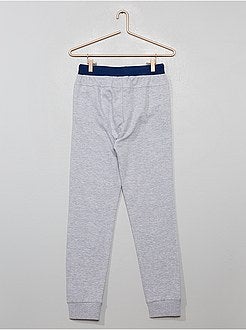 Calças de fato de treino bicolor - Kiabi