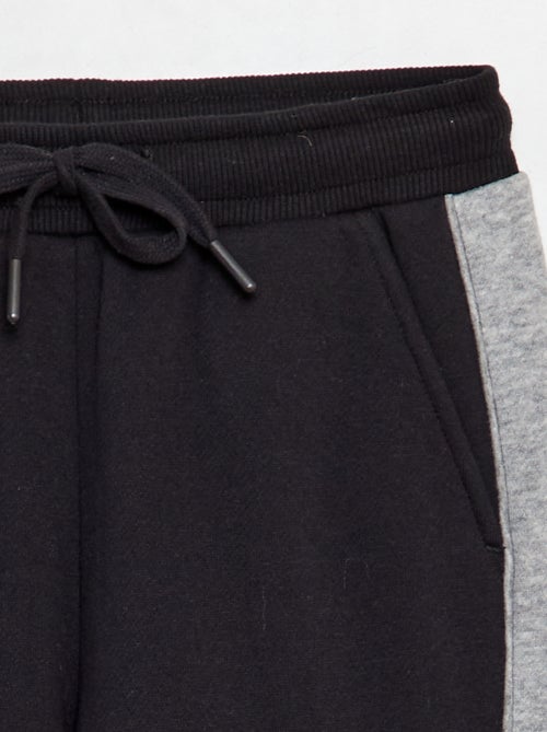 Calças de fato de treino color-block em moletão - Kiabi