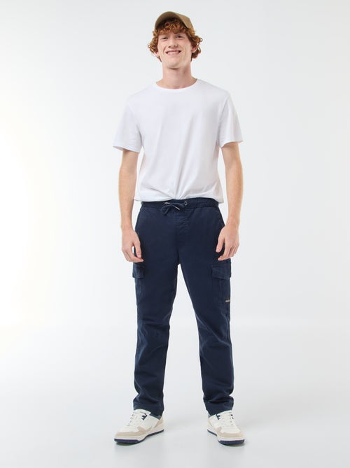 Calças de fato de treino com bolsos de aba - Kiabi