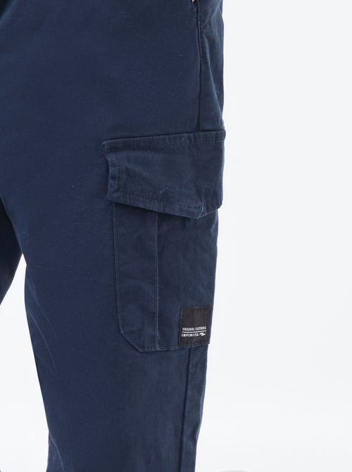 Calças de fato de treino com bolsos de aba - Kiabi