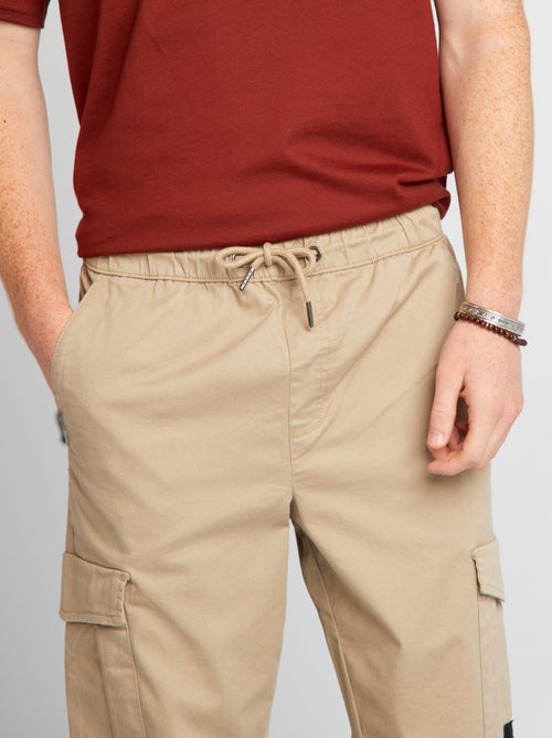 Calças de fato de treino com bolsos de aba - Kiabi