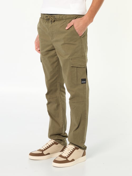 Calças de fato de treino com bolsos de aba - Kiabi