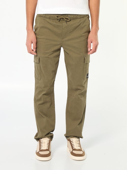 Calças de fato de treino com bolsos de aba - Kiabi