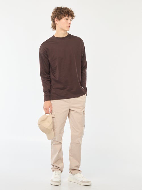 Calças de fato de treino com bolsos de aba - Kiabi