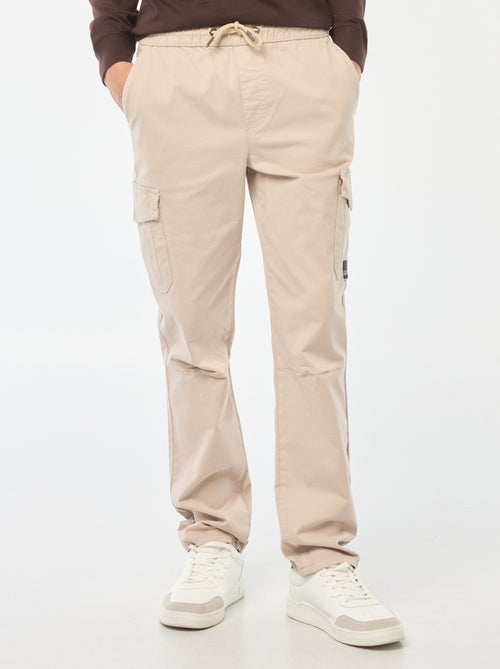 Calças de fato de treino com bolsos de aba - Kiabi