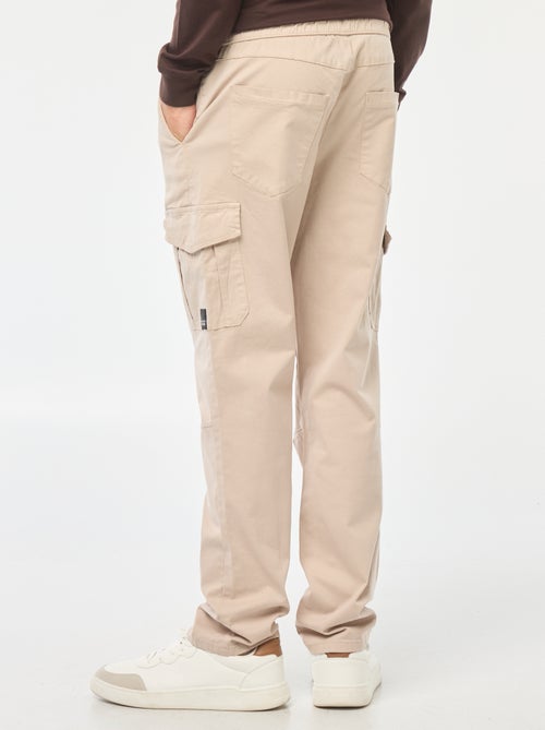 Calças de fato de treino com bolsos de aba - Kiabi