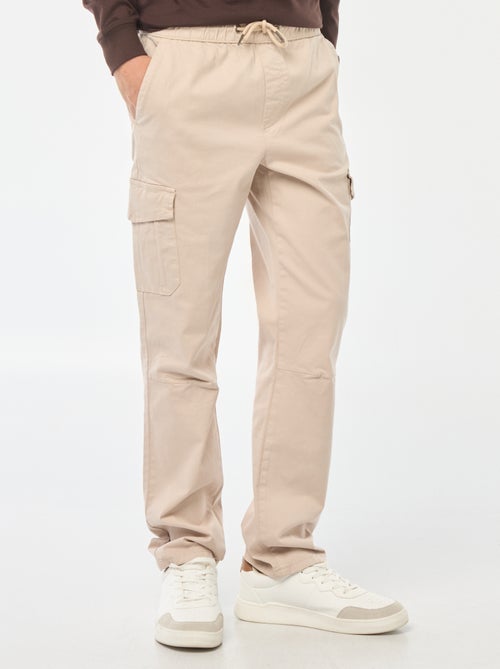 Calças de fato de treino com bolsos de aba - Kiabi