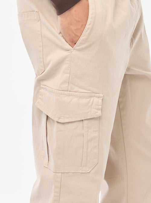 Calças de fato de treino com bolsos de aba - Kiabi