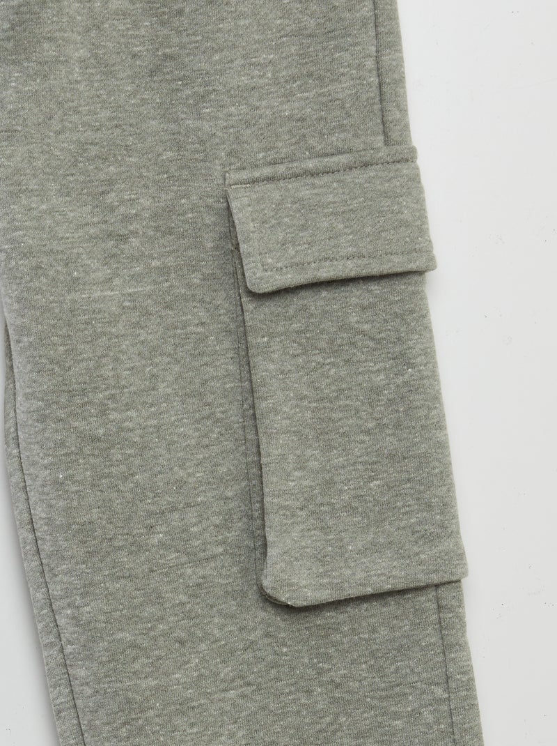 Calças de fato de treino com vários bolsos CAQUI - Kiabi