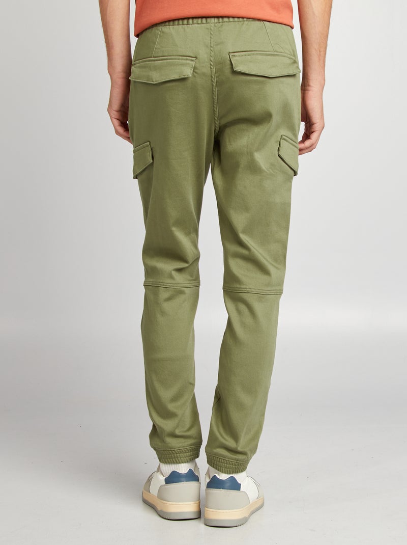 Calças de fato de treino com vários bolsos VERDE - Kiabi