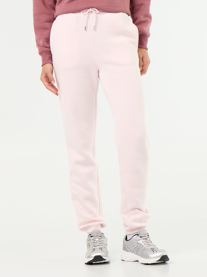 Calças de fato de treino de desporto cintura standard Rosa - Kiabi