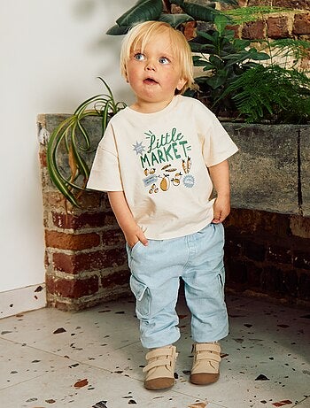 Calças de fato de treino de ganga com bolsos