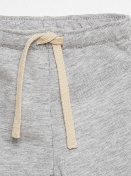 Calças de fato de treino em french terry - Kiabi