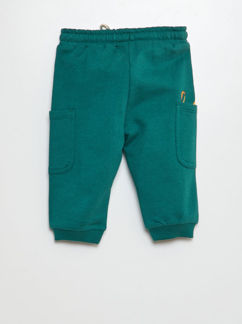 Calças de fato de treino em french terry 'Disney' VERDE - Kiabi