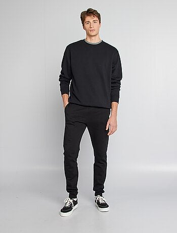 Calças de fato de treino em moletão - L36