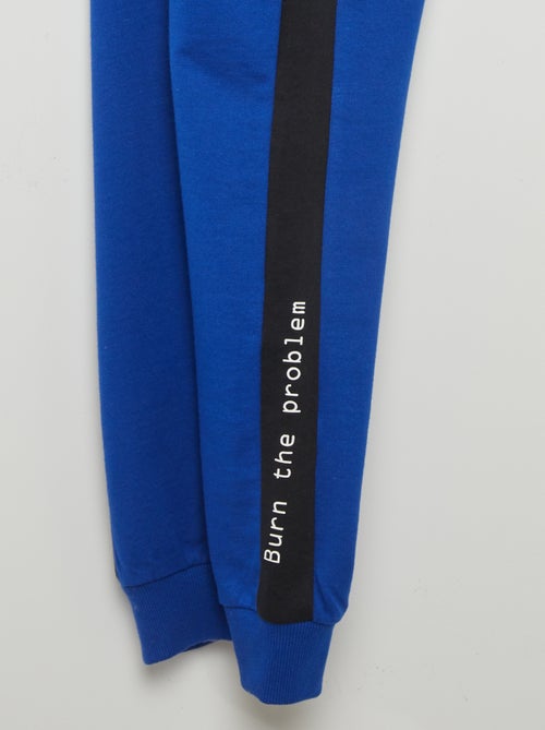 Calças de fato de treino em moletão - Kiabi