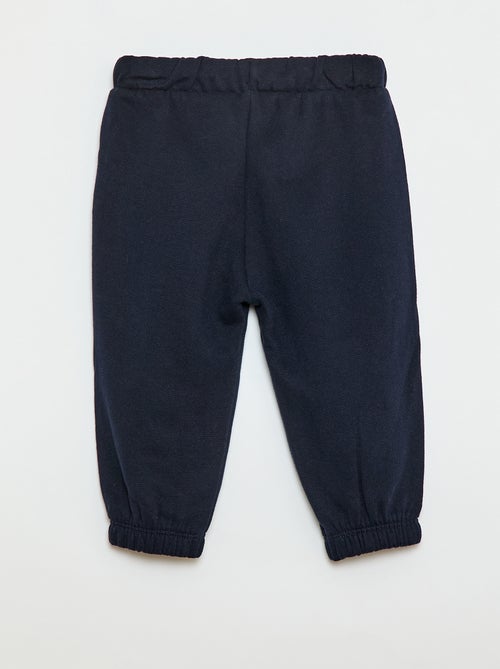 Calças de fato de treino em moletão - Kiabi