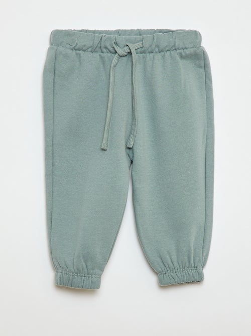 Calças de fato de treino em moletão - Kiabi