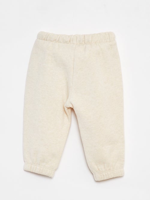 Calças de fato de treino em moletão - Kiabi