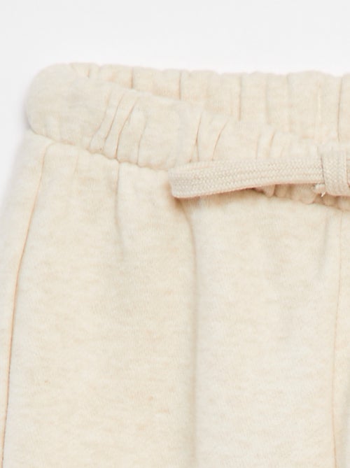 Calças de fato de treino em moletão - Kiabi