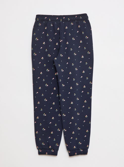 Calças de fato de treino em moletão cardado - Kiabi