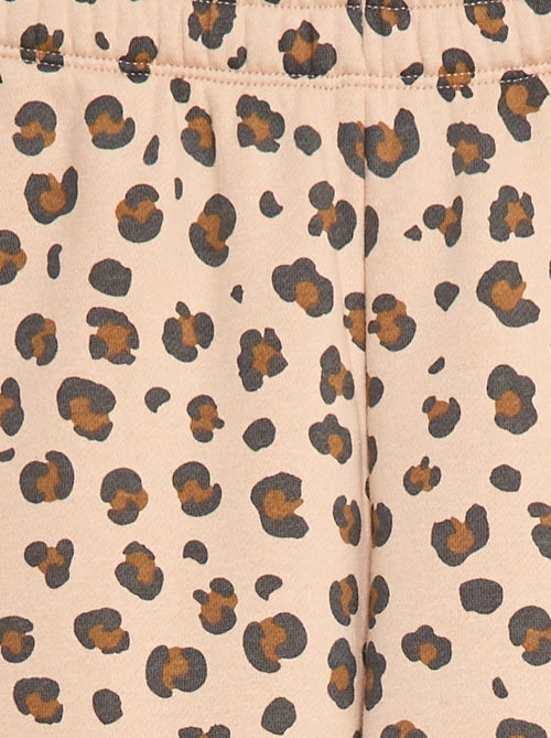 Calças de fato de treino em moletão cardado - Kiabi