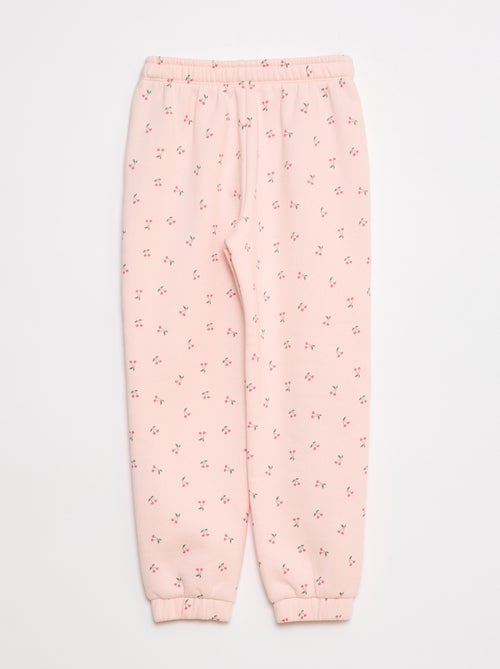 Calças de fato de treino em moletão cardado - Kiabi