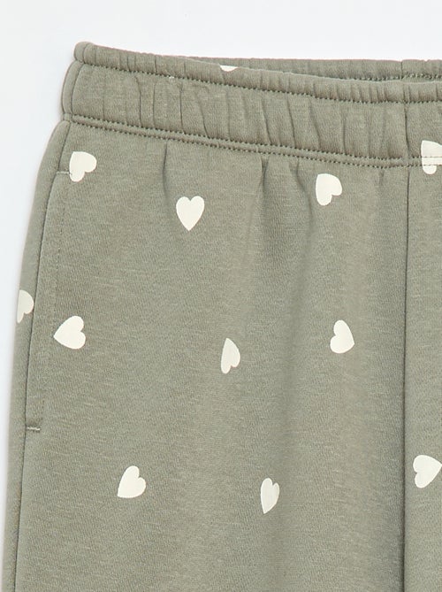 Calças de fato de treino em moletão cardado - Kiabi