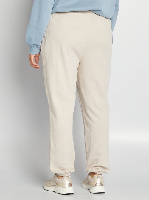 Calças de fato de treino em moletão - Kiabi