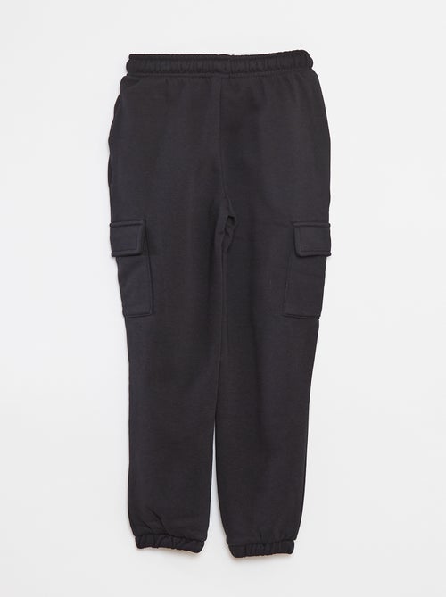 Calças de fato de treino em moletão com bolsos - Kiabi