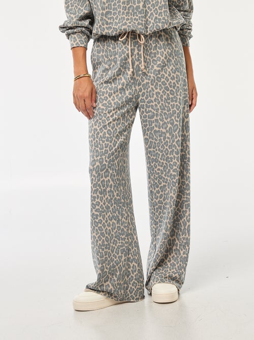 Calças de fato de treino em moletão leve com 2 bolsos - Kiabi