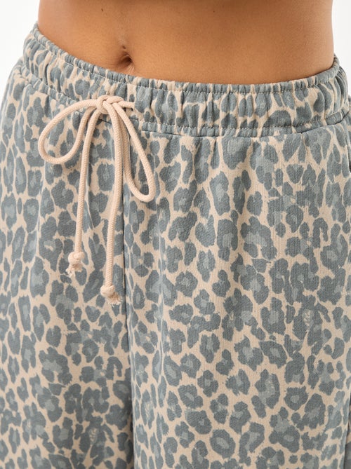 Calças de fato de treino em moletão leve com 2 bolsos - Kiabi